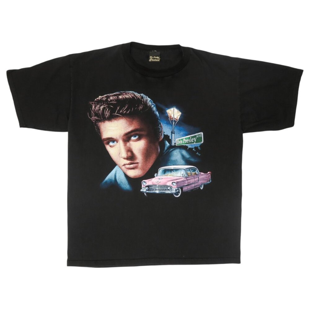 Vintage 90s Elvis Presley Pink Cadillac Shirt